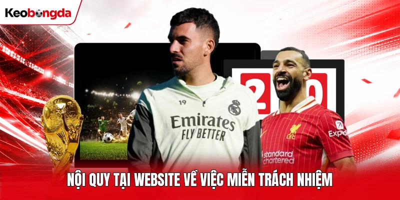 Nội quy tại website về việc miễn trách nhiệm